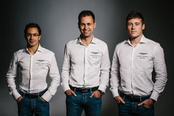 Richie Stanaway, Jonny Adam, Fernando Rees, Aston Martin Racing