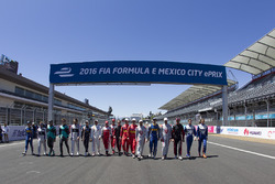 Foto de grupo de pilotos