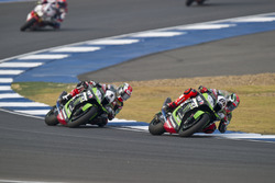 Tom Sykes, Kawasaki Racing Team et Jonathan Rea, Kawasaki Racing Team