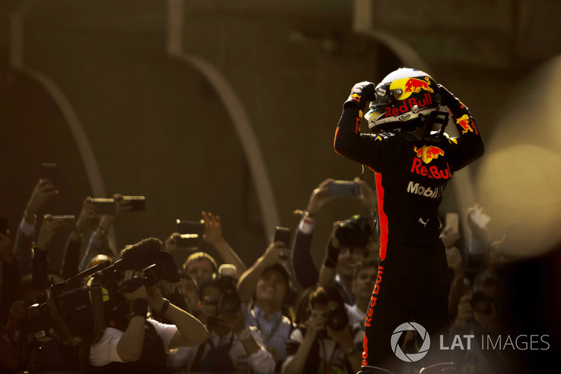 Race winner Daniel Ricciardo, Red Bull Racing