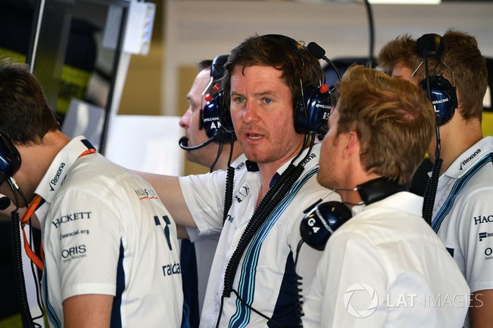Rob Smedley, Williams Rob Smedley, Williams jefe de rendimiento del vehículo, Nico Rosberg, Embajado