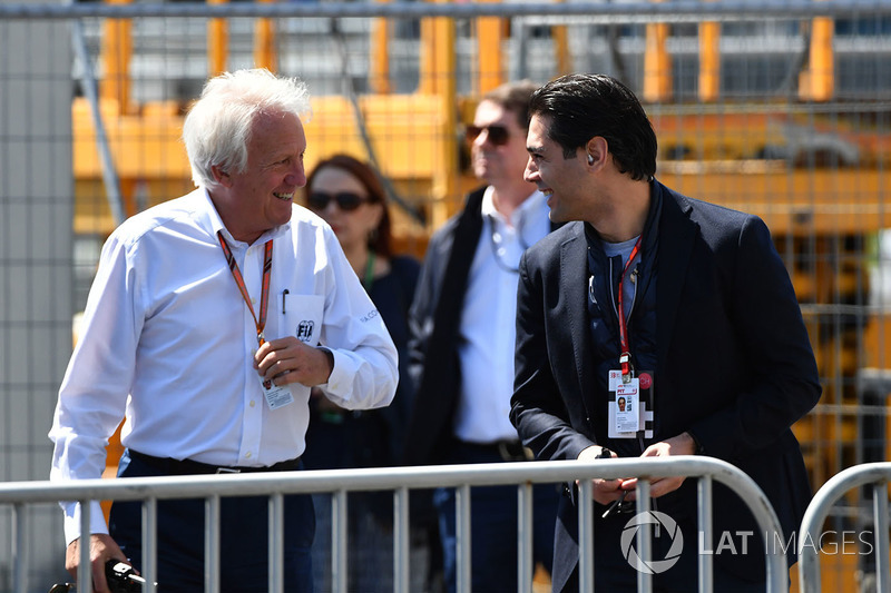 Charlie Whiting, FIA Delegate and Arif Rahimov, Baku Street Circuit Promoter