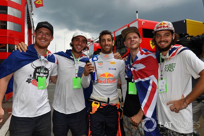 Daniel Ricciardo, Red Bull Racing y fans