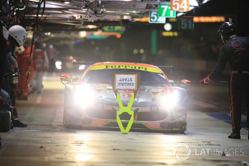 #61 Clearwater Racing Ferrari 488 GTE: Weng Sun Mok, Keita Sawa, Matthew Griffin