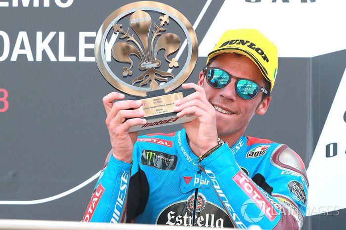 Podio: tercer puesto Joan Mir, Marc VDS Moto2