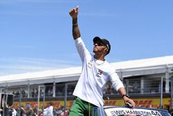 Lewis Hamilton, Mercedes-AMG F1 on the drivers parade