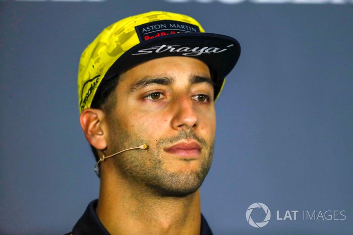 Daniel Ricciardo, Red Bull Racing, in the Thursday drivers Press Conference