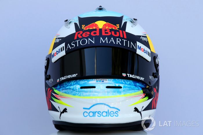 Casco de Daniel Ricciardo, Red Bull Racing
