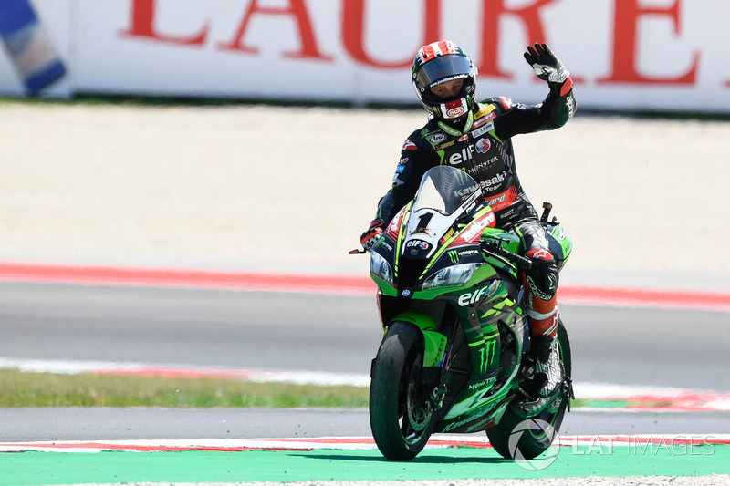 Il vincitore della gara Jonathan Rea, Kawasaki Racing
