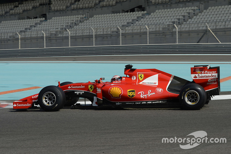 Kimi Raikkonen, Ferrari testing the new 2017 Pirelli tyres