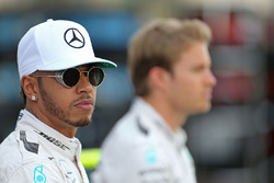 Lewis Hamilton, Mercedes AMG F1 y Nico Rosberg, Mercedes AMG F1