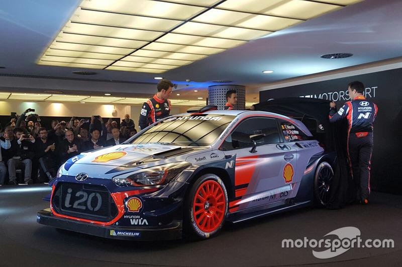 Hayden Paddon, Daniel Sordo, Thierry Neuville, Hyundai Motorsport unveil the 2017 Hyundai i20 Coupe WRC