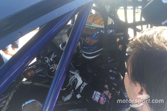 Santiago Urrutia pruebas en el Ford fiesta KD