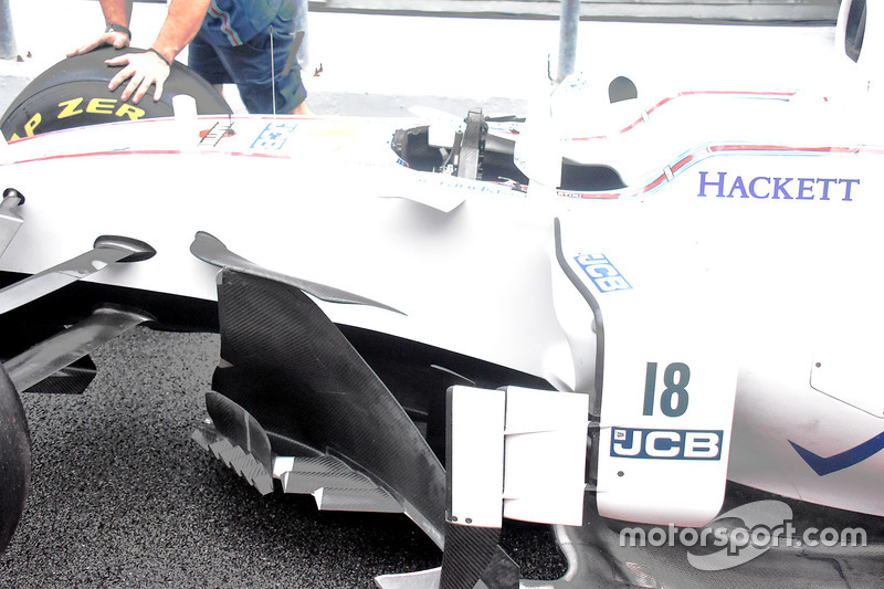 Lateral del Williams FW40