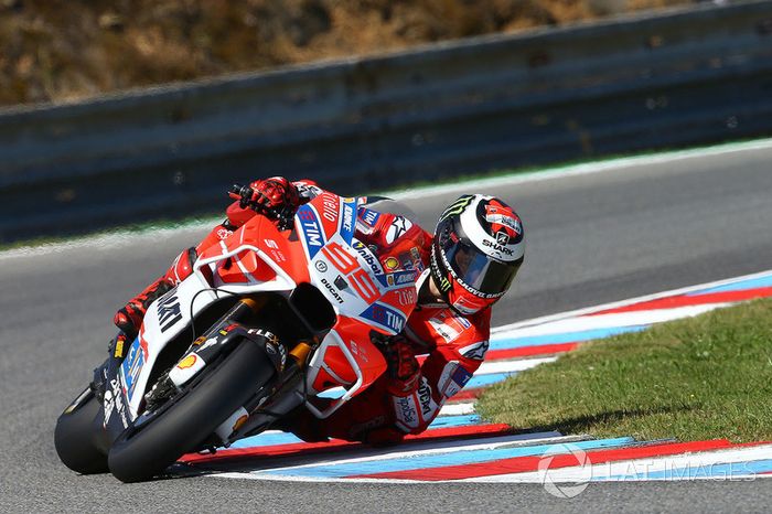 Com a carenagem radical da Ducati, Jorge Lorenzo obteve o sexto lugar no grid de largada em Brno.