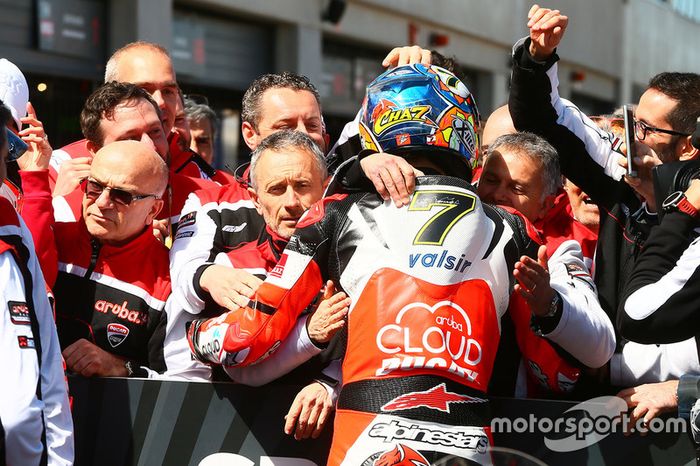 Ganador carrera Chaz Davies, Ducati Team