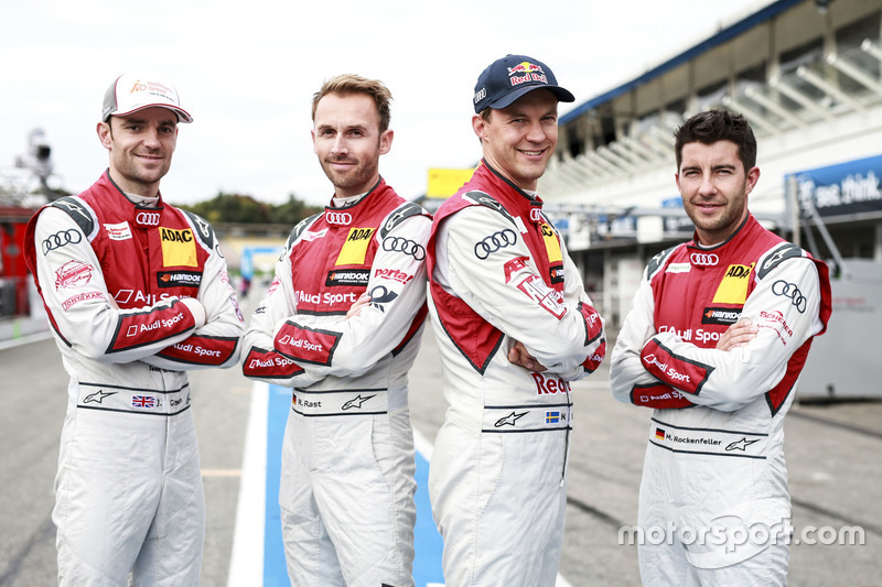 Джеймі Грін, Audi Sport Team Rosberg, Рене Раст, Audi Sport Team Rosberg, Маттіас Екстрьом, Audi Sport Team Abt Sportsline, Майк Роккенфеллер, Audi Sport Team Phoenix