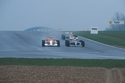 Ayrton Senna, McLaren MP4/8 Ford, Alain Prost, Williams FW15C Renault