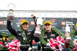Podium: race winners Cameron Waters, Prodrive Racing Australia Ford, Richie Stanaway, Prodrive Racing Australia Ford
