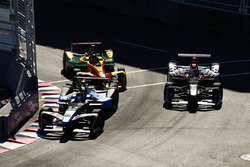 Sébastien Buemi, Renault e.Dams, leads Daniel Abt, ABT Schaeffler Audi Sport, and Jérôme d'Ambrosio, Dragon Racing