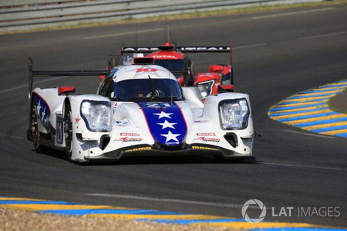 22°: #21 Dragonspeed Oreca 07 Gibson: Henrik Hedman, Ben Hanley, Felix Rosenqvist