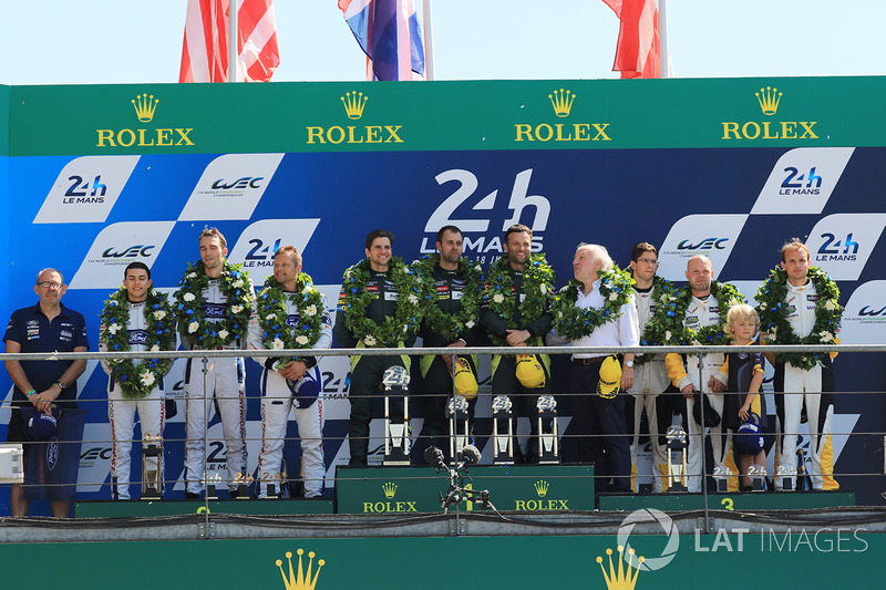 Na LMGTE-Pro, o trio do #97 foi acompanhado pelo do #67, de Pipo Derani, Andy Priaulx e Harry Tincknell, em segundo, e do #64, de Jan Magnussen, Antonio Garcia e Jordan Taylor, em terceiro.