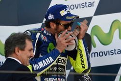 Podium: third place Valentino Rossi, Yamaha Factory Racing
