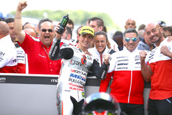 Il vincitore Francesco Bagnaia, Aspar Team Mahindra