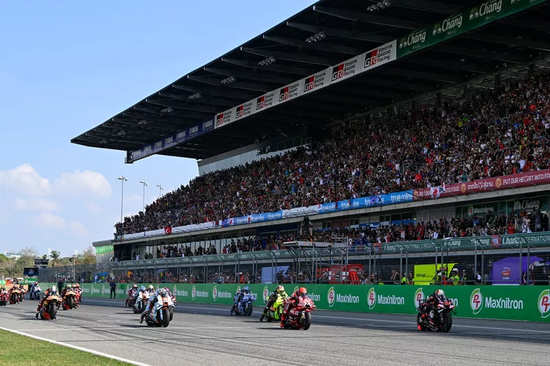 Le départ du sprint