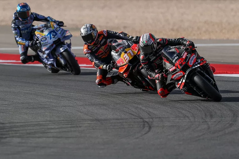 Pedro Acosta, Red Bull KTM Factory Racing, Marco Bezzecchi, Aprilia Racing, Alex Marquez, Gresini Racing
