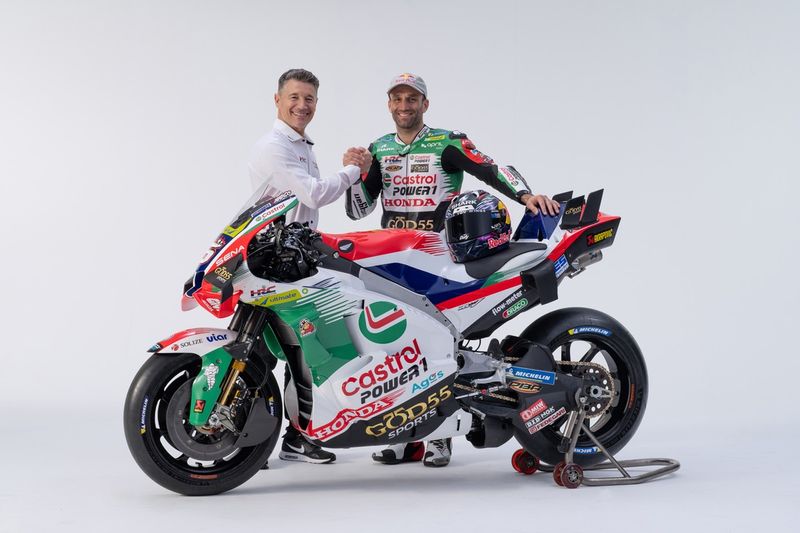 Johann Zarco, Team LCR Honda, et Lucio Cecchinello