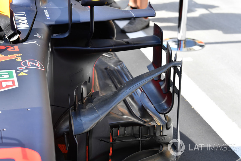Область дефлекторов Red Bull RB14