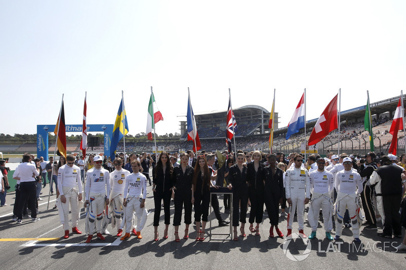 Germany's Next Top models with all drivers in the starting grid