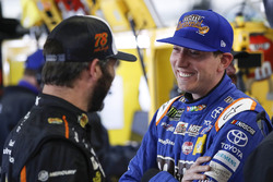 Martin Truex Jr., Furniture Row Racing Toyota, Kyle Busch, Joe Gibbs Racing Toyota