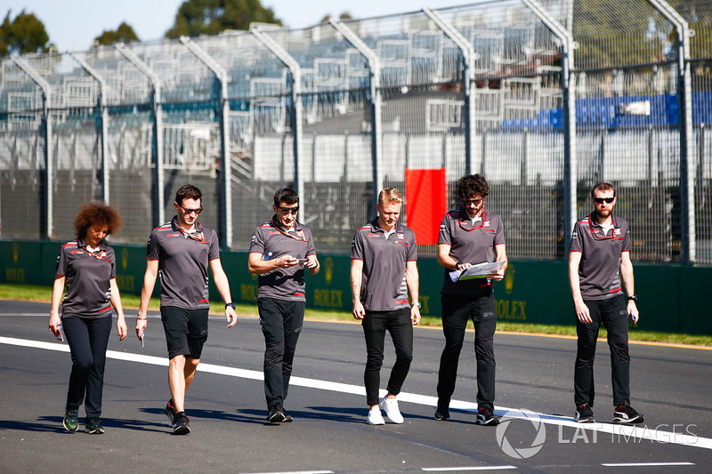 Giro di pista per Kevin Magnussen, Haas F1 Team