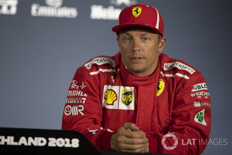 Kimi Raikkonen, Ferrari in Press Conference