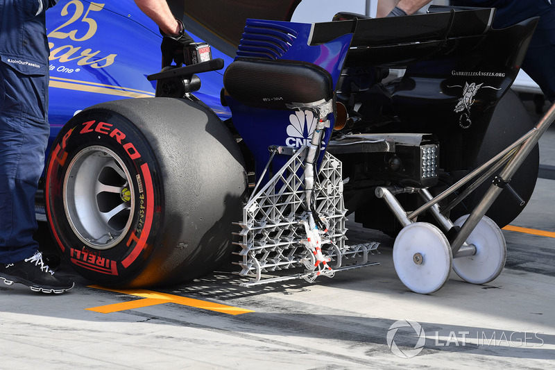 Sauber C36 con sensor