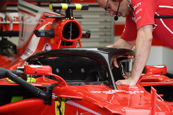 Le Halo sur la Ferrari SF70H