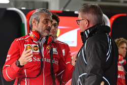 Maurizio Arrivabene, Ferrari Takım Patronu ve Ross Brawn, Formula One Motorsporları Direktörü