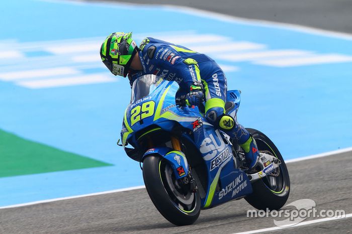 Andrea Iannone também surpreendeu bastante, colocando sua Suzuki em quinto no grid após ter passado pelo Q1.