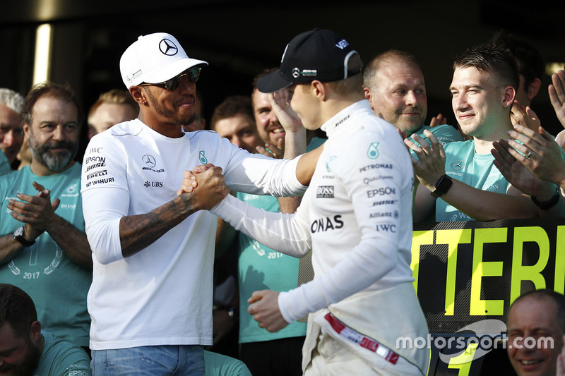 1. Valtteri Bottas, Mercedes AMG F1; 4. Lewis Hamilton, Mercedes AMG F1