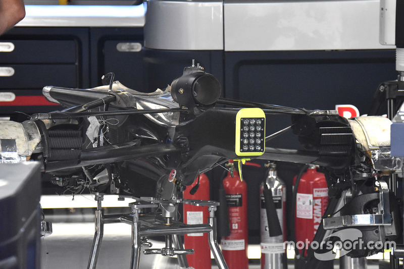 Red Bull Racing RB13, detalle trasero