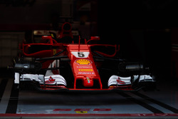 The car of Sebastian Vettel, Ferrari