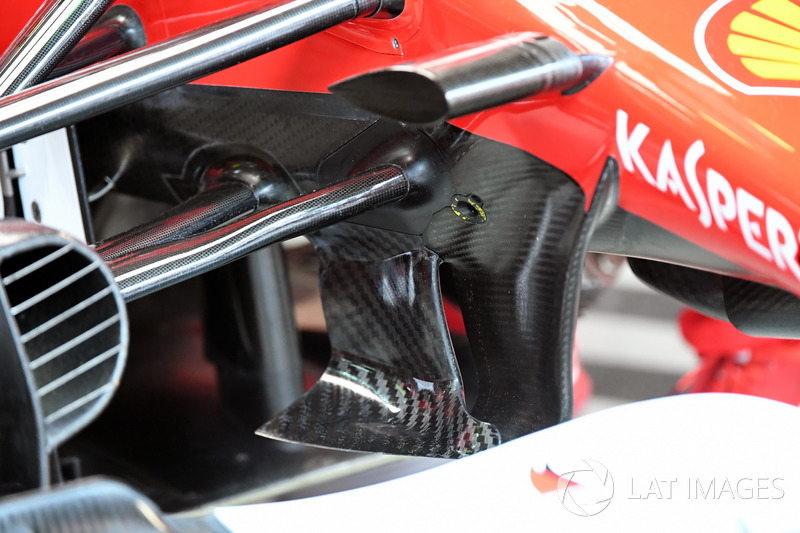 Une suspension avant de la Ferrari SF70H