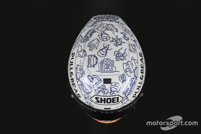Casco de Alex Marquez, Repsol Honda Team
