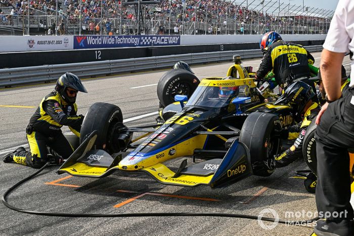 Colton Herta, Andretti Autosport con parada en boxes Curb-Agajanian Honda