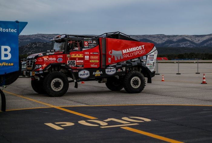 Embarque en Marsella del Dakar 2020