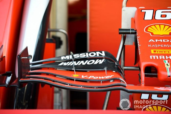 Ferrari SF90 front wing detail