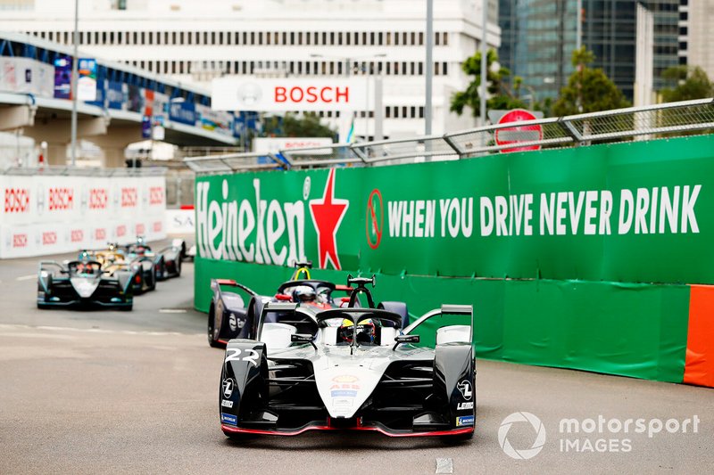 Oliver Rowland, Nissan e.Dams, Nissan IMO1, al inicio de la carrera.