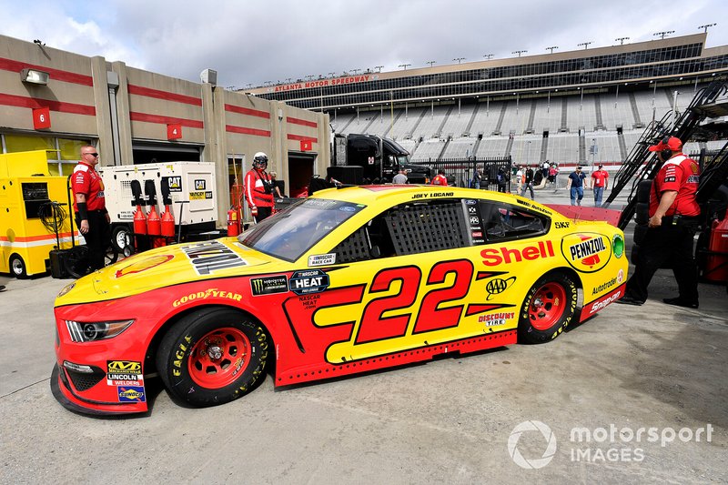 Joey Logano, Team Penske, Ford Mustang Shell Pennzoil